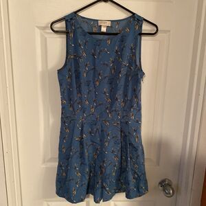 Ann Taylor Loft Jumper Women’s Size 2 Sleeveless Round Neck Side Zip Teal